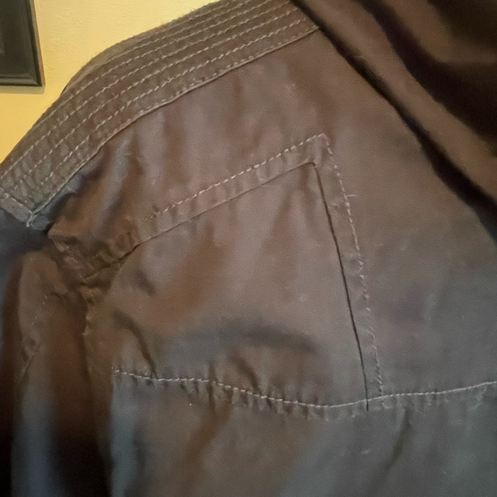 Sean John Light Weight Button Up Jacket With Hood… - image 8